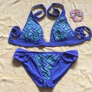 🆕 Ninetysix Degrees Pretty Blue Bikini 🐳🦚🐠